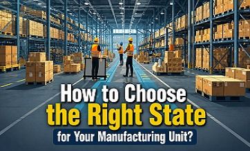 How to Choose the Right State for Your Manufacturing Unit?